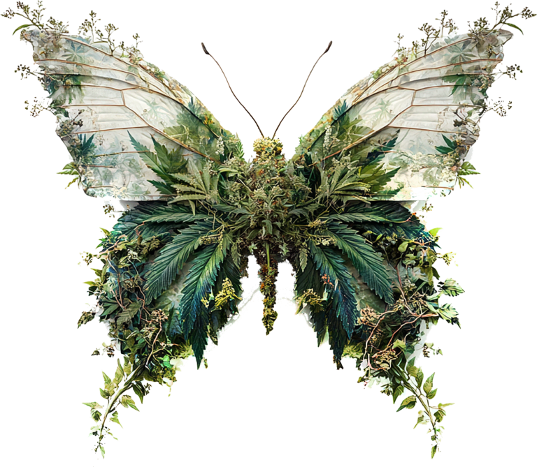 LIBERA HERBA – Cannabis butterfly one