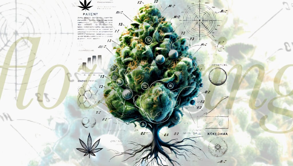 Cannabis blooming main flowering phase